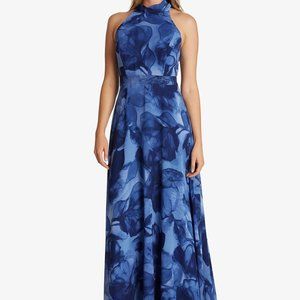 NWT Tahari ASL Women’s Chiffon Halter Dress